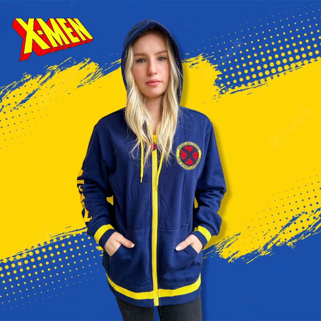 Marvel X-Men Xavier Institute Flight School Blackbird Anniversary Zip Hoodie