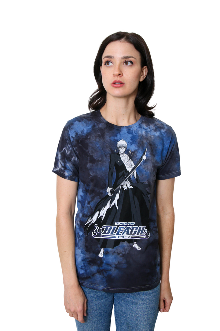 Bleach Kurosaki Ichigo Tensa Zangetsu Anime Officially Licensed Adult T-Shirt