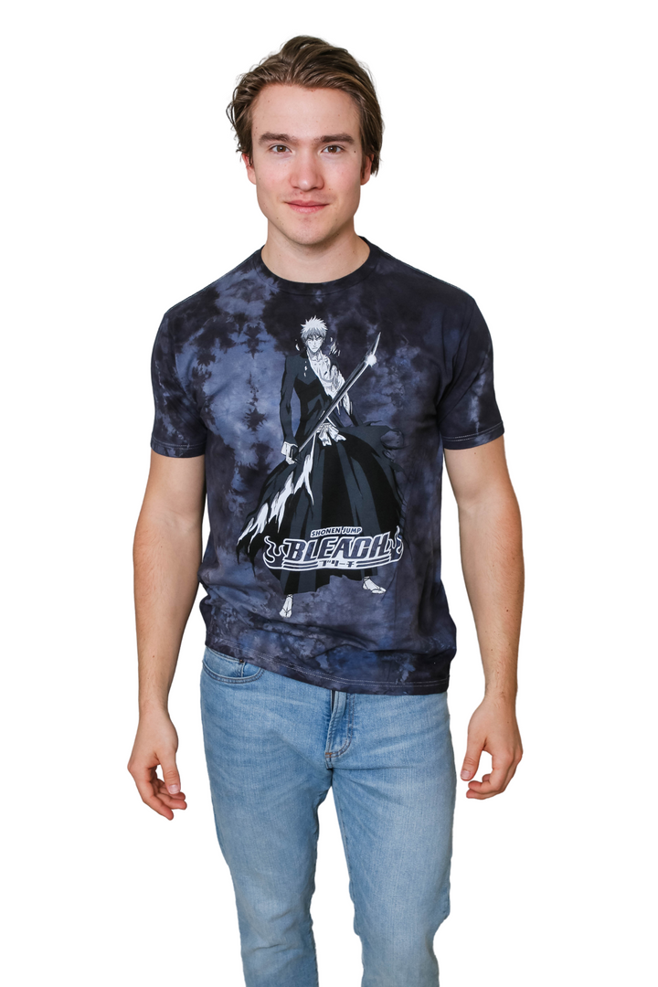 Bleach Kurosaki Ichigo Tensa Zangetsu Anime Officially Licensed Adult T-Shirt