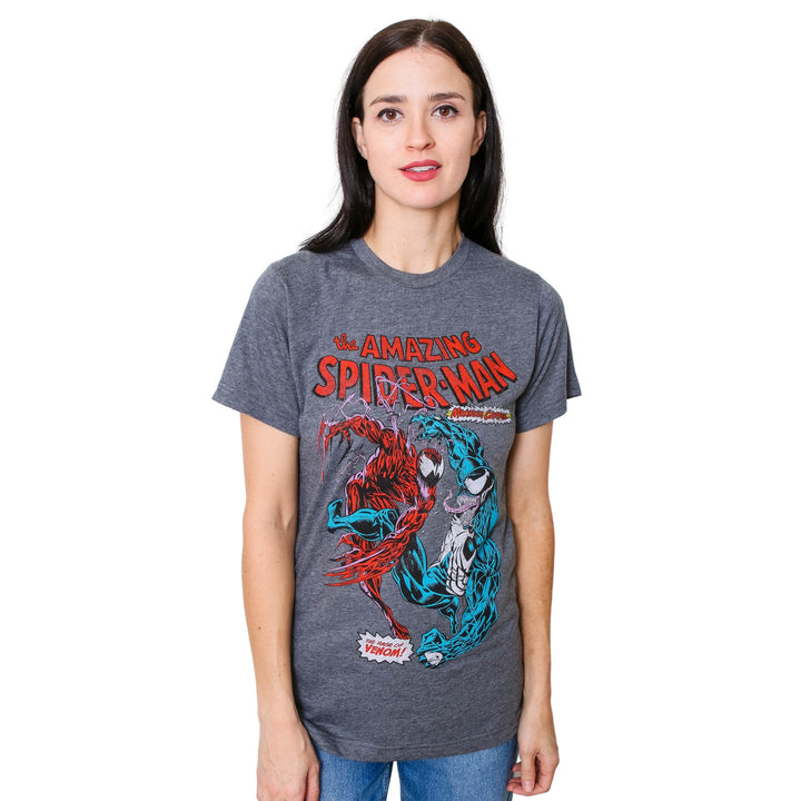 Spider-Man Carnage Vs Venom Marvel Comics Adult T-Shirt