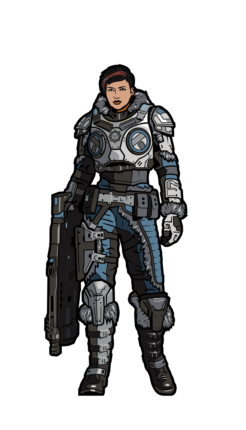 FiGPiN AP Artist Proof Gears of War Kait Diaz 274 Collectible Enamel Pin