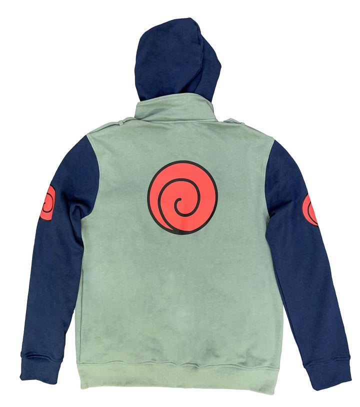 Naruto Shippuden Kakashi Hatake Cosplay Military Style Hoodie With Headband