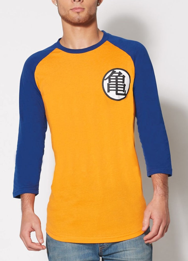 Dragon Ball Z Goku Kame Symbol Baseball Raglan T-Shirt