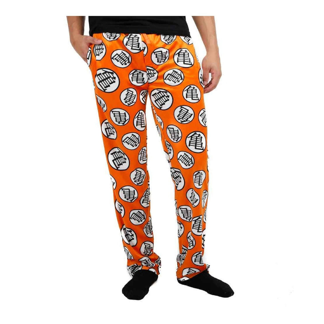 Dragon Ball Z Goku Kame Symbol All Over Anime Unisex Pajama Sleep Pants