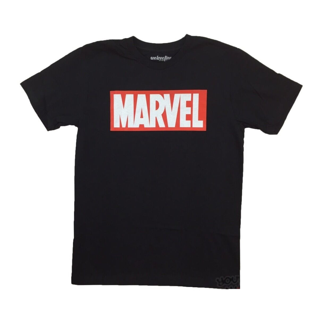 Marvel Red Logo Marvel Comics Adult T-Shirt
