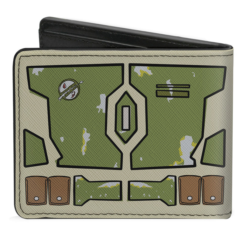 Star Wars Boba Fett Helmet Utility Elements Bifold Wallet