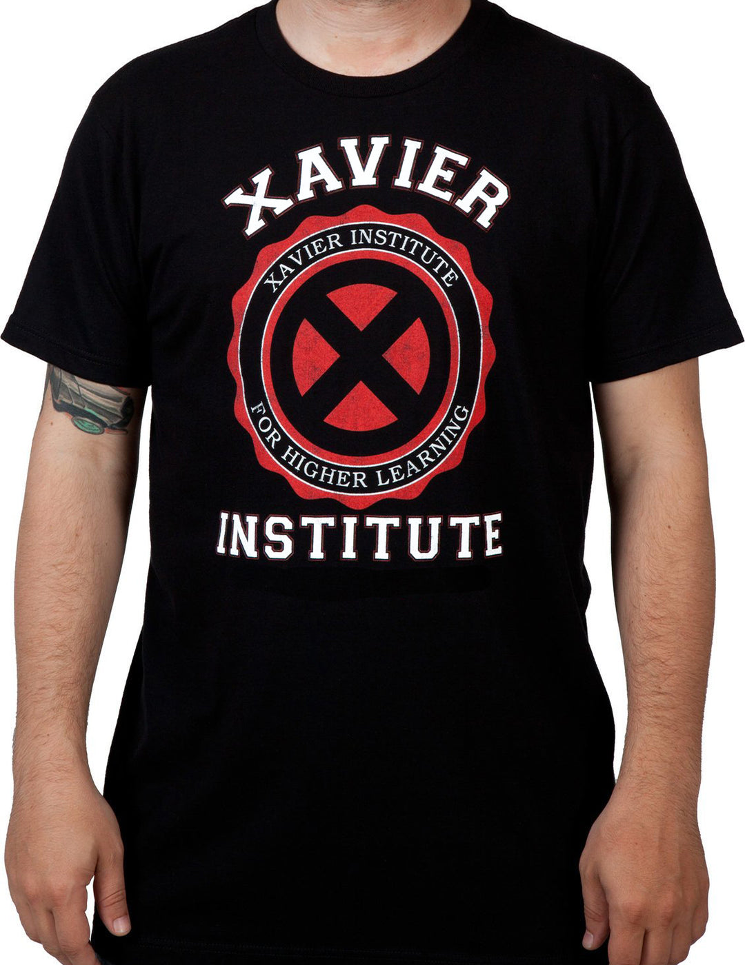 X-Men Xavier Institute Logo Marvel Comics Adult T-Shirt