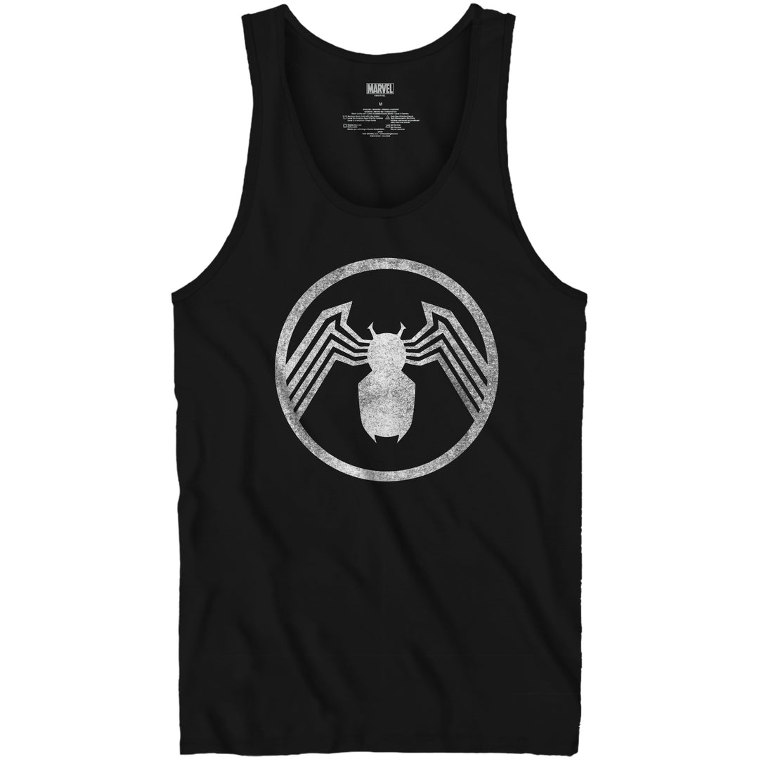 Venom Circle Logo Marvel Comics Adult Tank Top