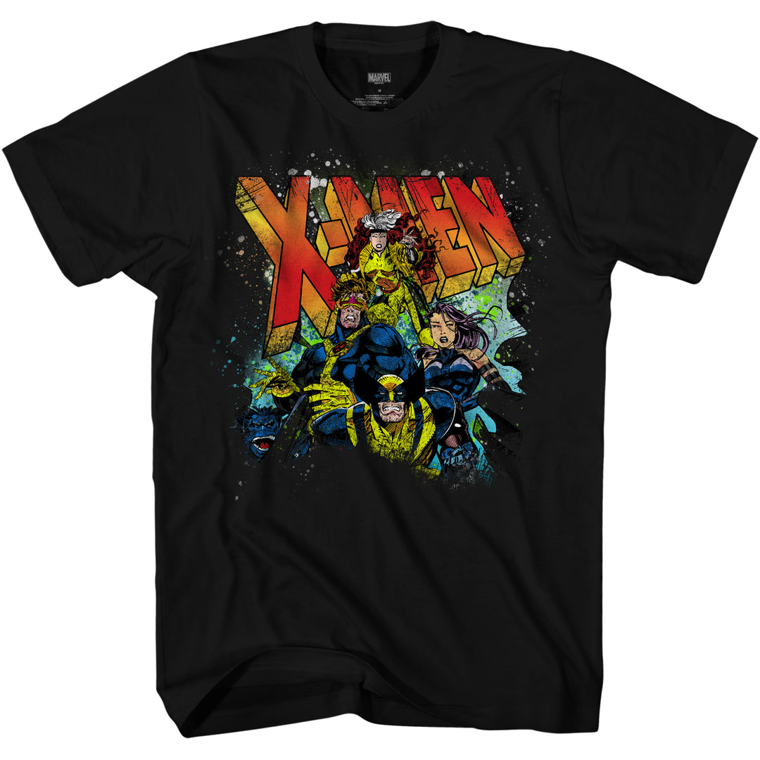 X-Men 90's Team Jim Lee Marvel Comics Adult T-Shirt