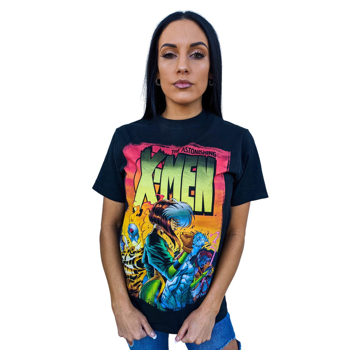 X-Men Age of Apocalypse Rogue And Crew Marvel Comics Adult T Shirt