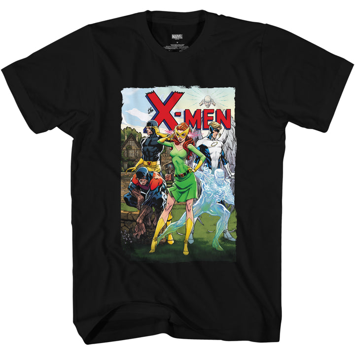 Marvel Comics X-Men Original Team by J. Scott Campbell Adult T-Shirt