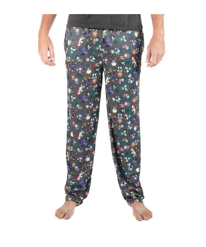 My Hero Academia Chibi All Over Anime Adult Unisex Pajama Sleep Pants
