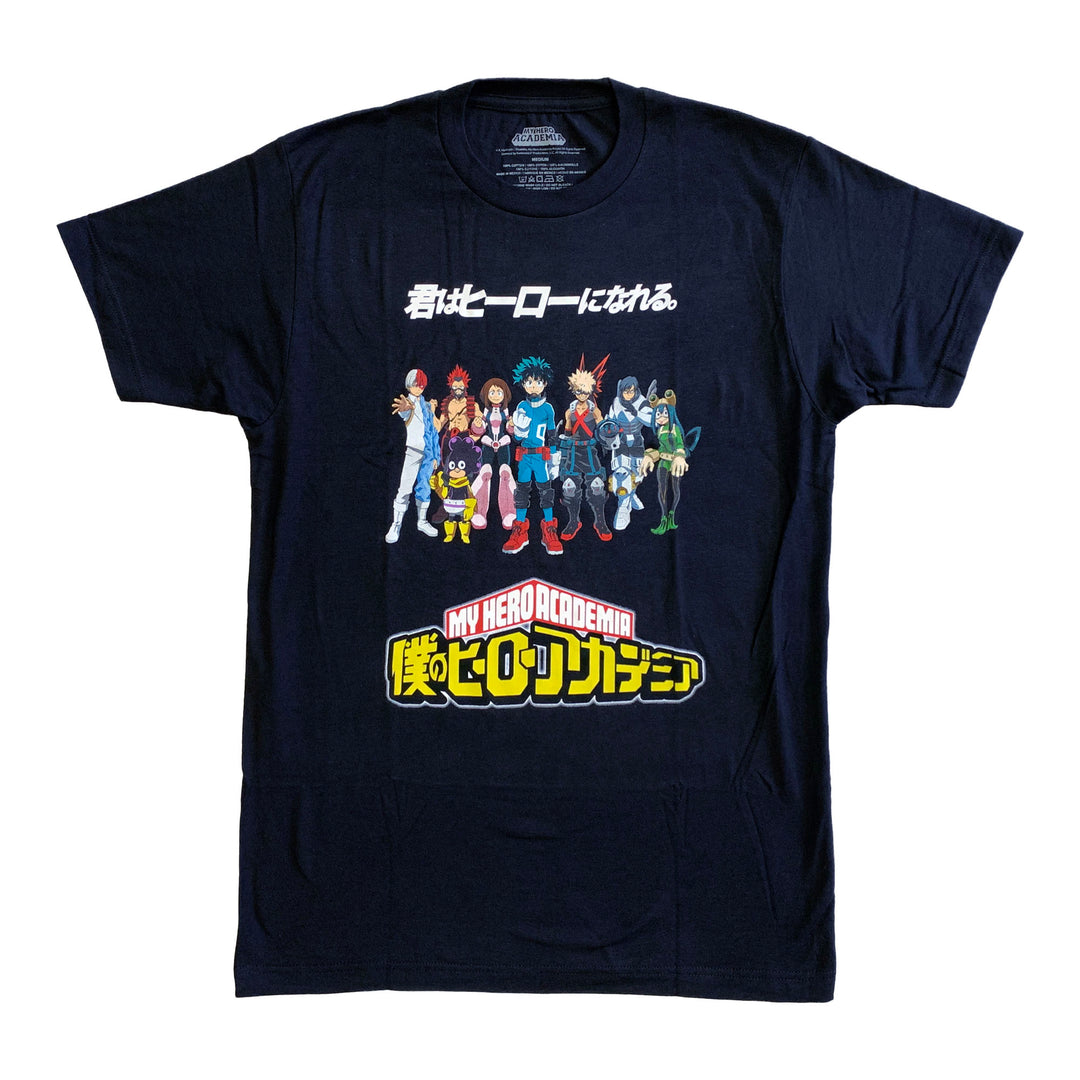 My Hero Academia Main Group Adult T Shirt