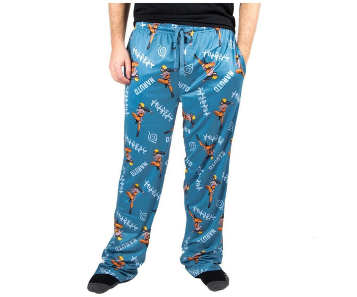 Naruto Shippuden All Over Anime Adult Unisex Pajama Sleep Pants