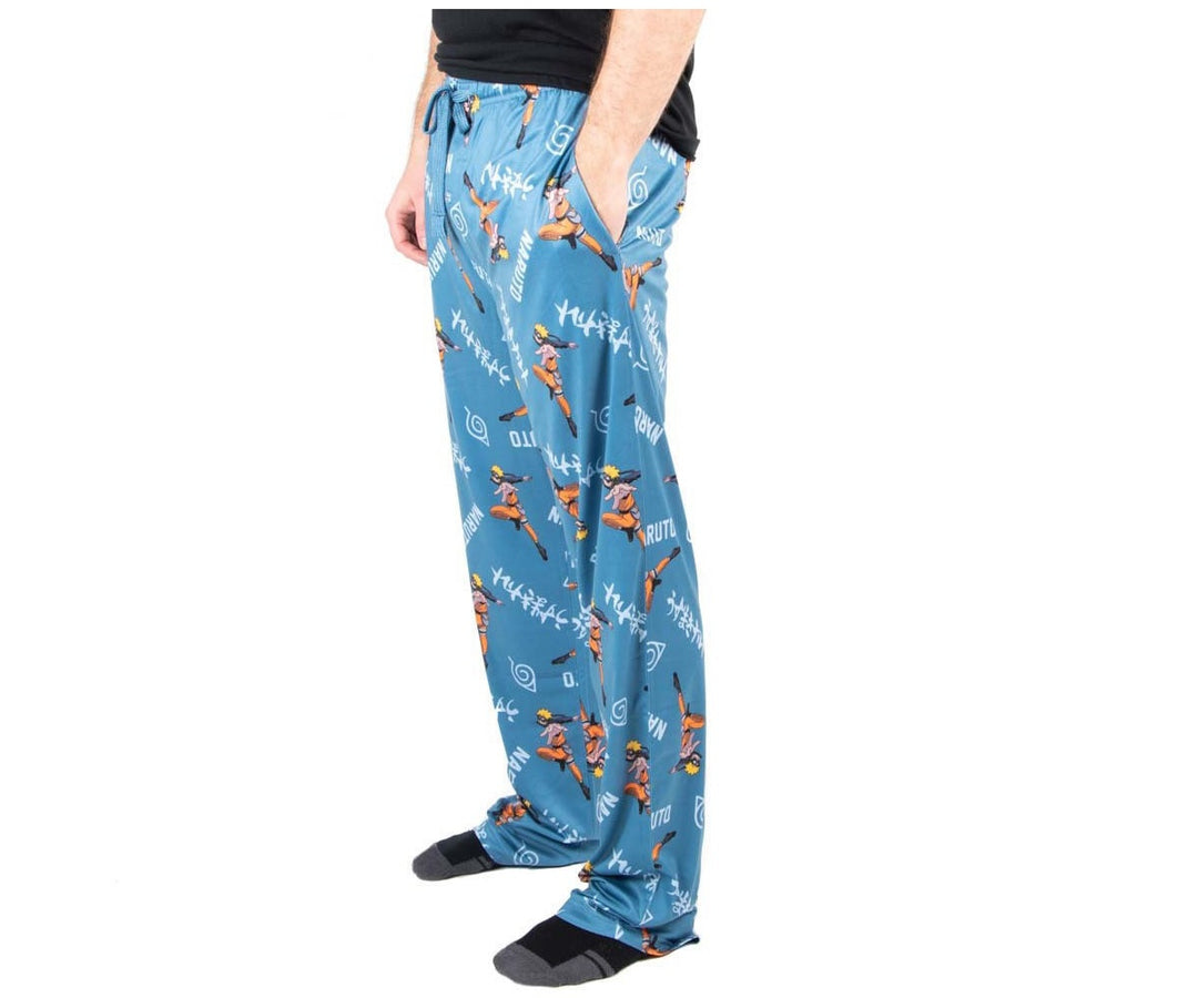 Naruto Shippuden All Over Anime Adult Unisex Pajama Sleep Pants
