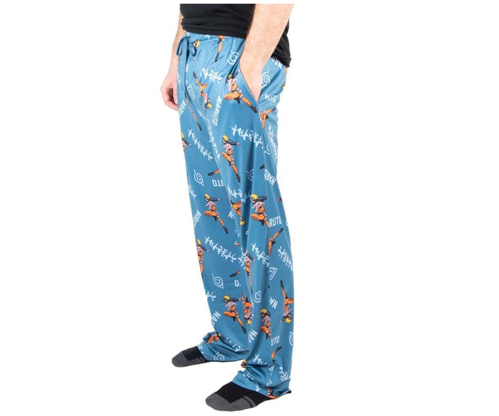 Naruto Shippuden All Over Anime Adult Unisex Pajama Sleep Pants