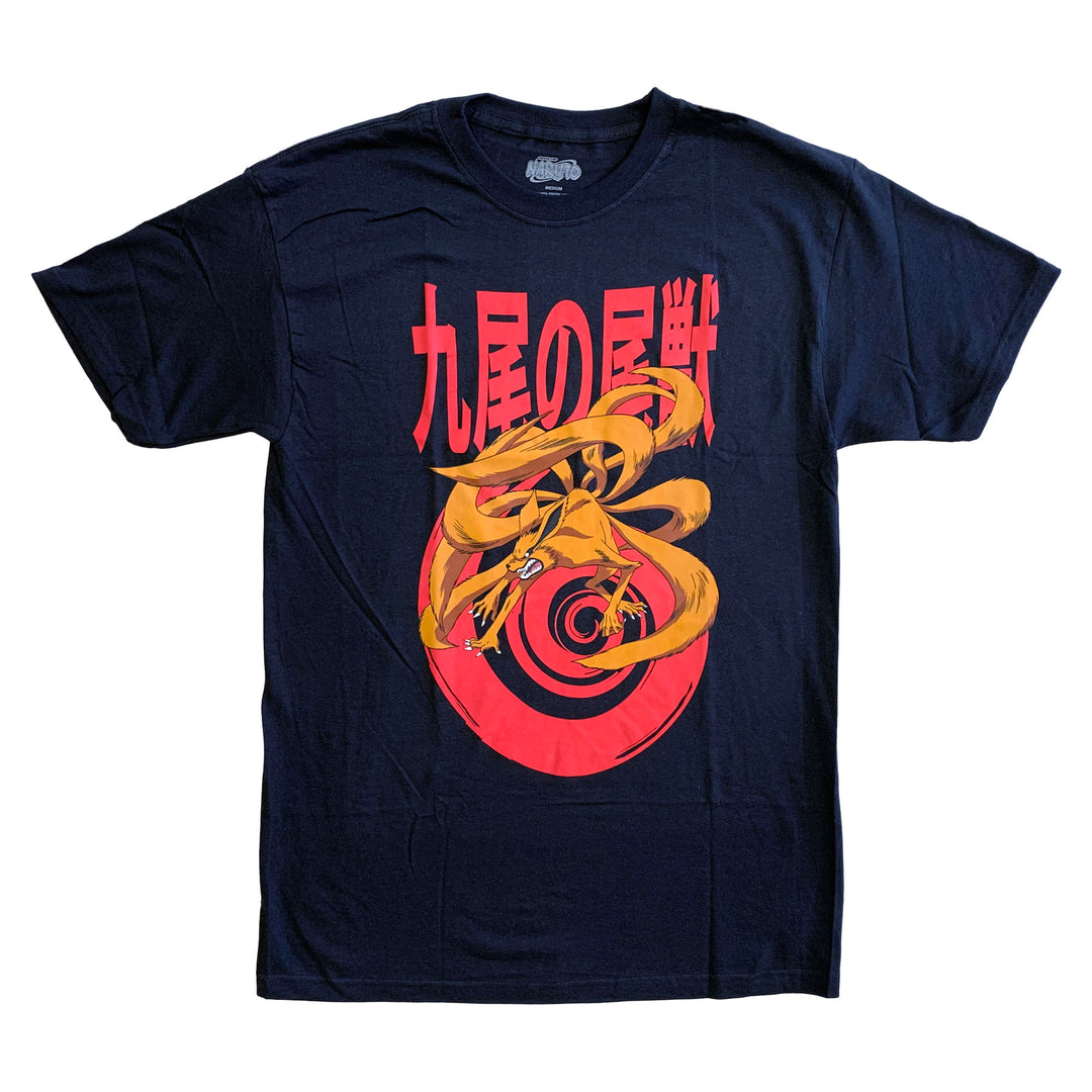 Naruto Shippuden Anime Kurama Adult T Shirt