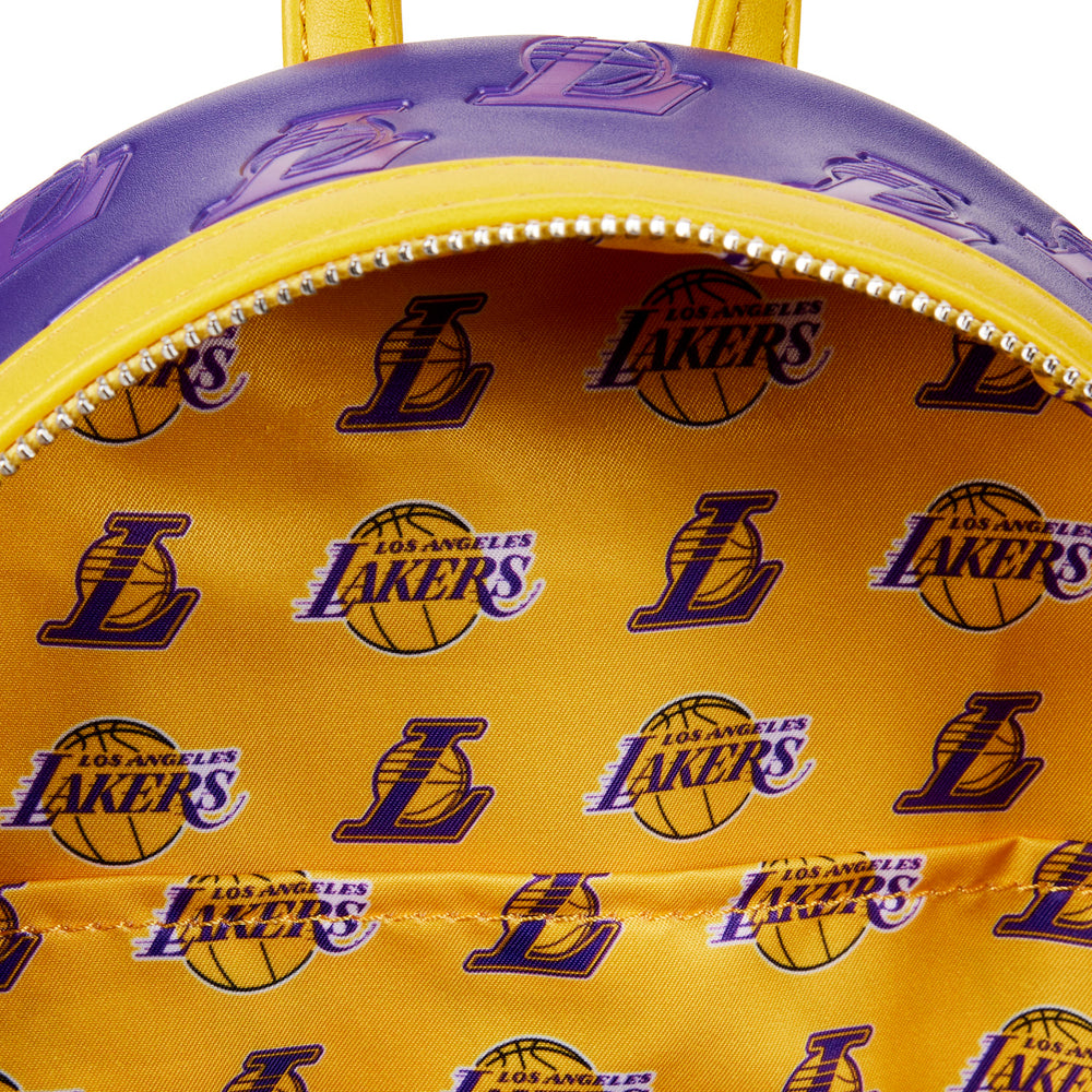 Loungefly NBA Los Angeles Lakers Logo Mini Backpack