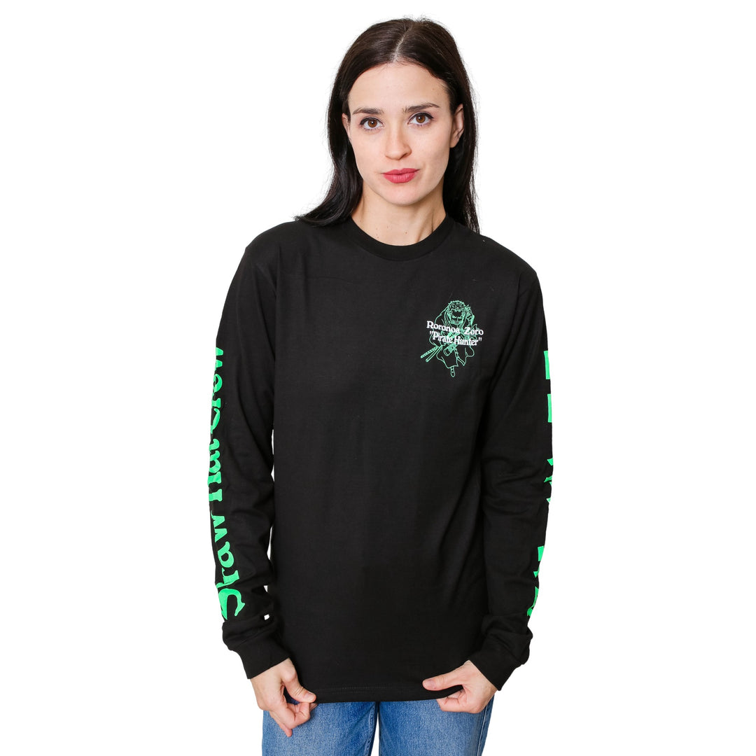 One Piece Roronoa Pirate Hunter Anime Adult Long Sleeve T-Shirt