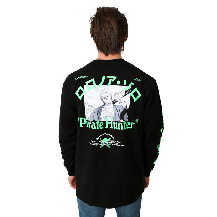 One Piece Roronoa Pirate Hunter Anime Adult Long Sleeve T-Shirt