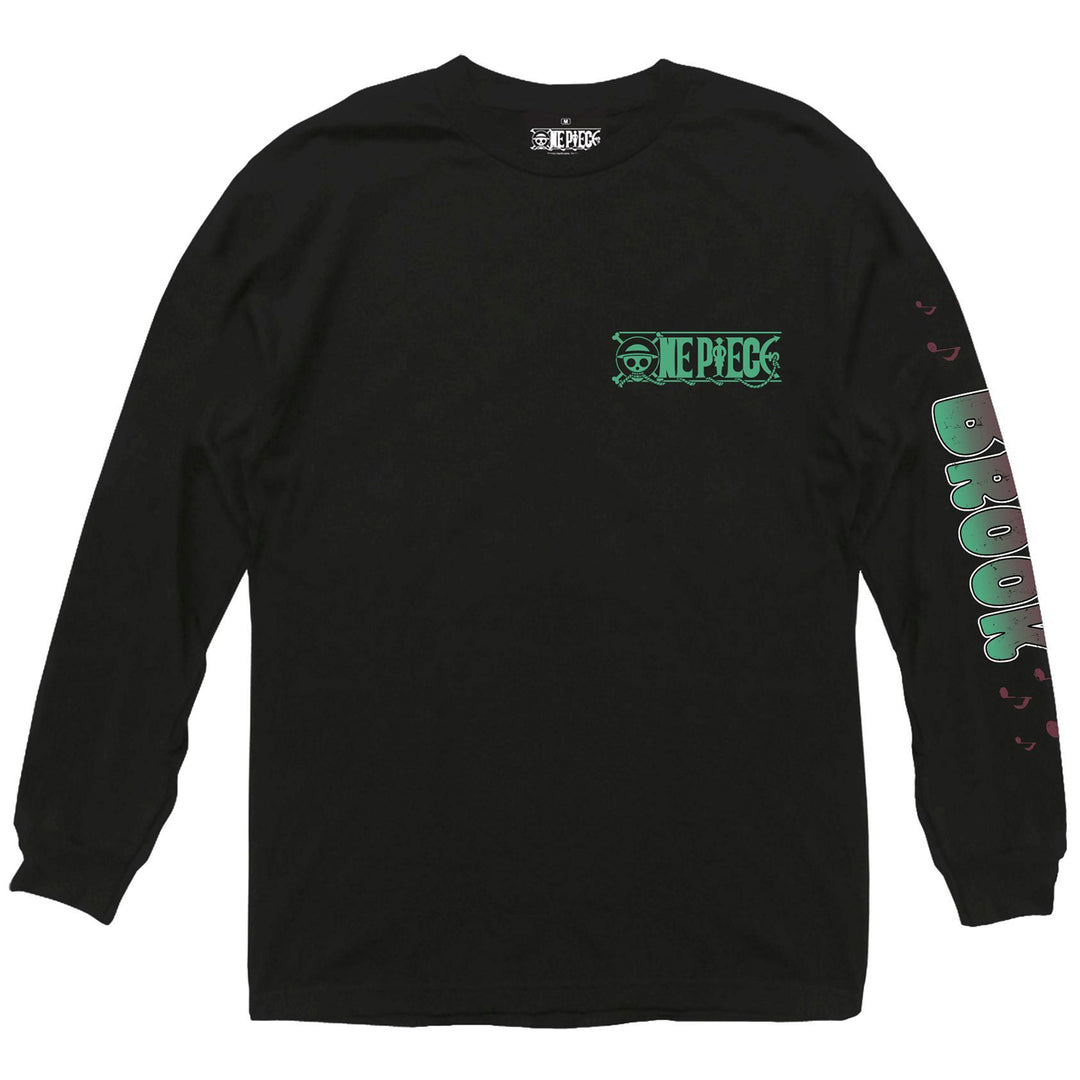 One Piece Brook Soul King Officially Licensed Adult Long Sleeve T-Shirt