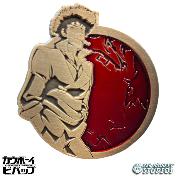 Antique Gold Spike - Cowboy Bebop Portrait Series - Collectible Pin