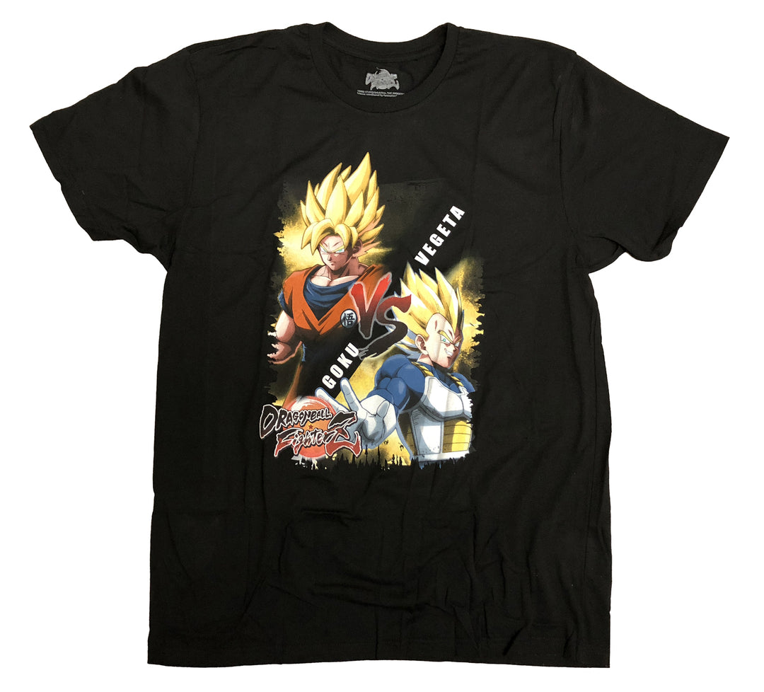 Dragon Ball Figther Z Goku Vs Vegeta Adult T-Shirt