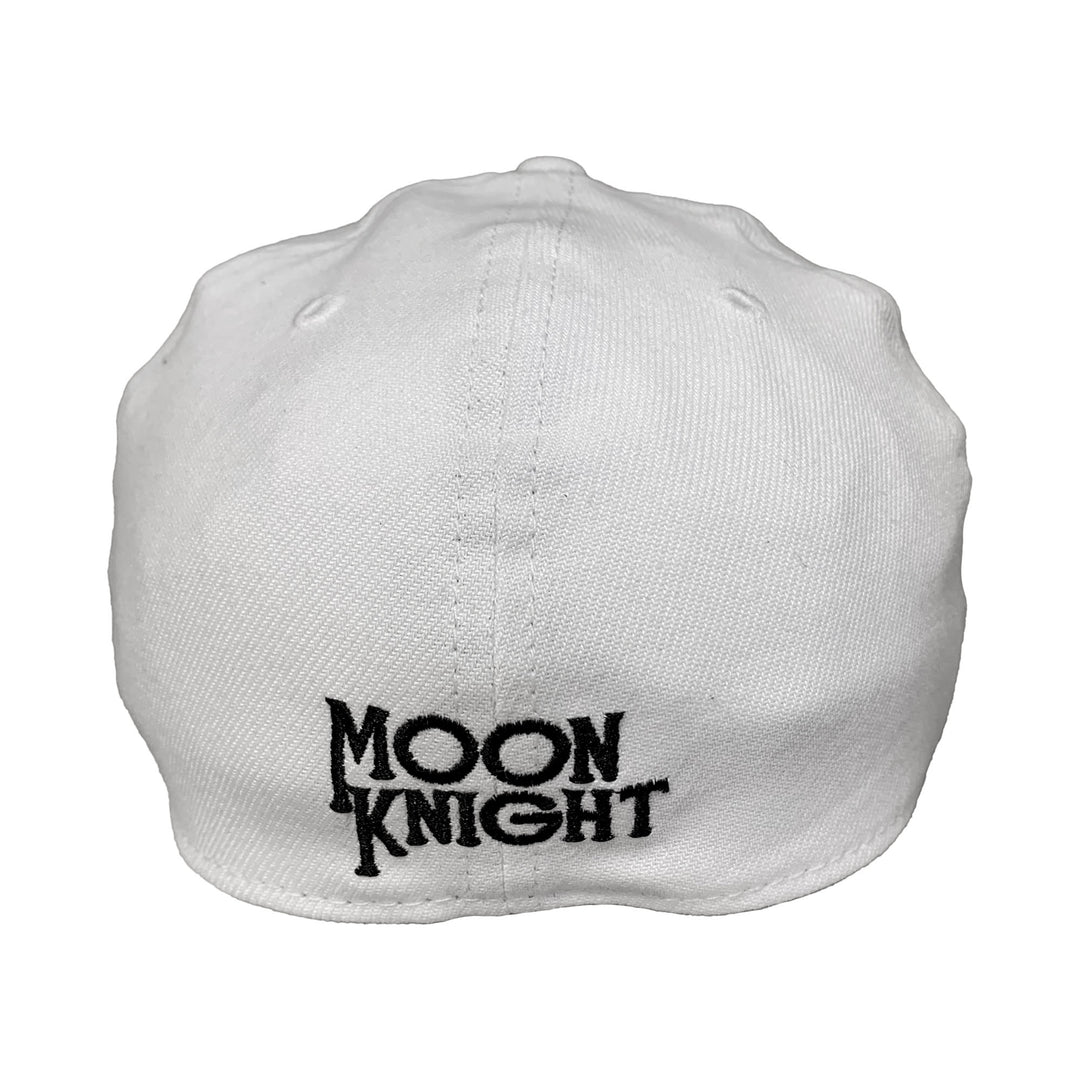 New Era Marvel Moon Knight Symbol White Color Block 39Thirty Fitted Hat Cap Medium/Large