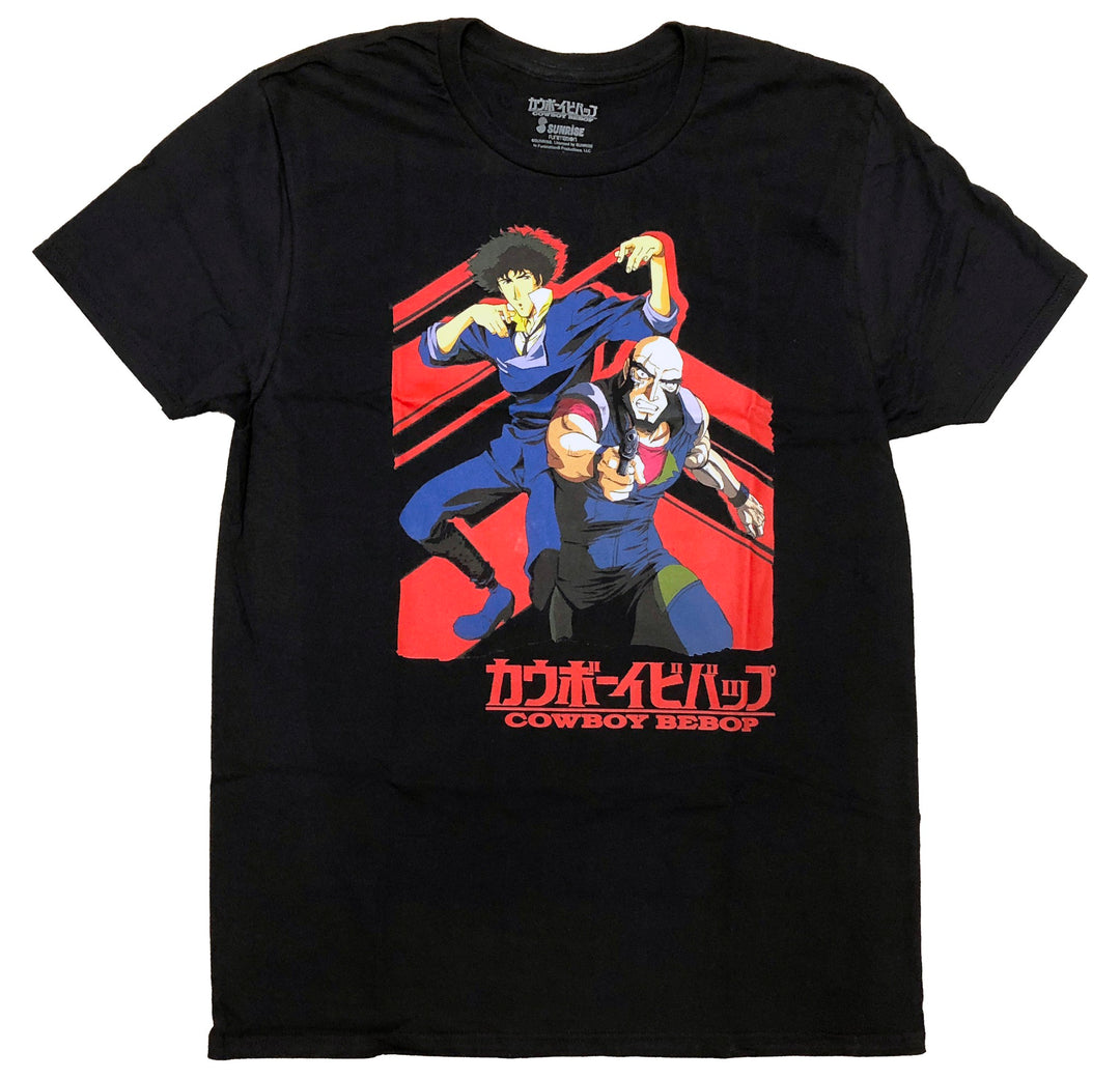 Cowboy Bebop Jet and Spike Space Opera Anime Adult T-Shirt