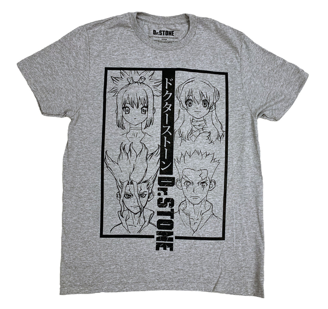 Dr. Stone Group Anime Adult T-Shirt