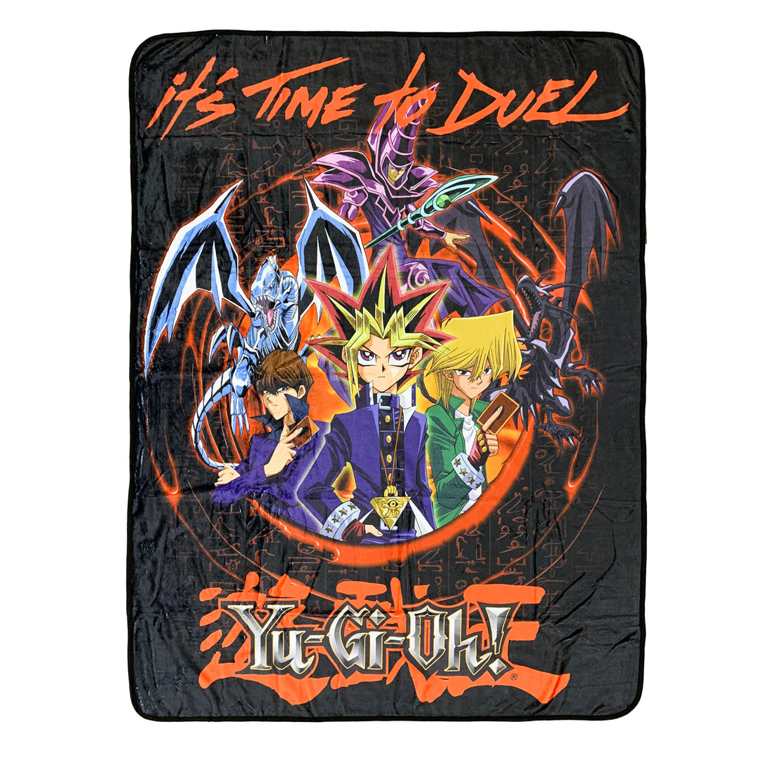 Yu-Gi-Oh! Group Fleece Throw Blanket 45in. By 60in.