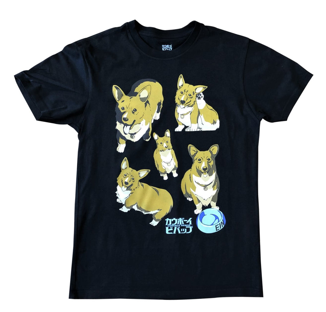 Cowboy Bebop Ein The Corgi Adult T Shirt