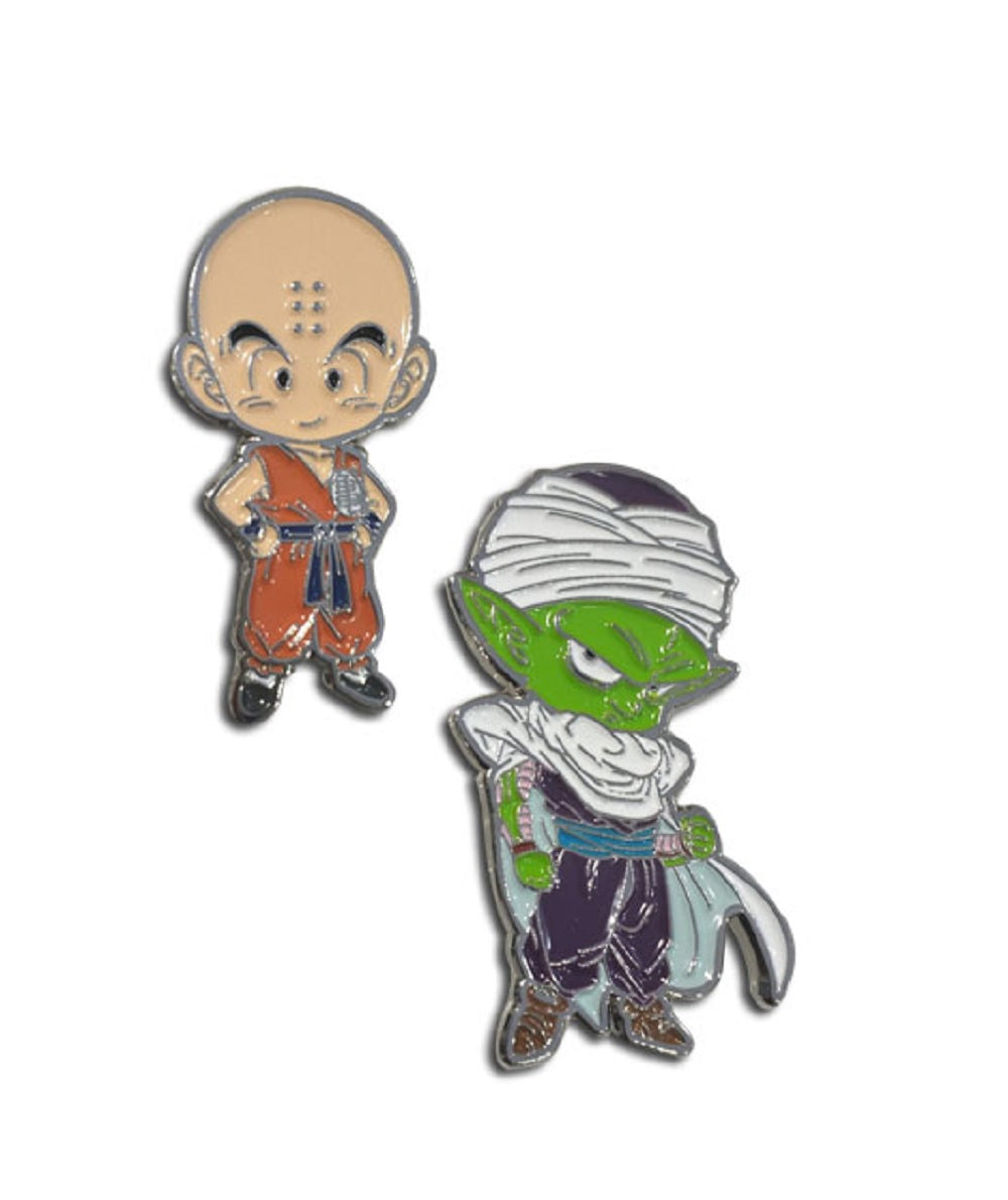 Dragon Ball Super Krillin and Piccolo Enamel Pin Set 2 piece