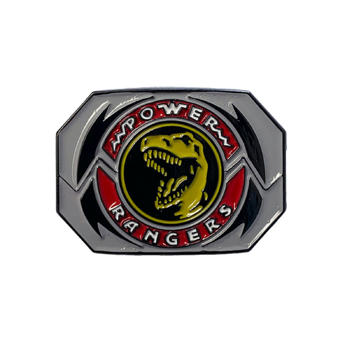 Power Rangers Red Ranger Mask and Emblem 2 Pack Enamel Pin set