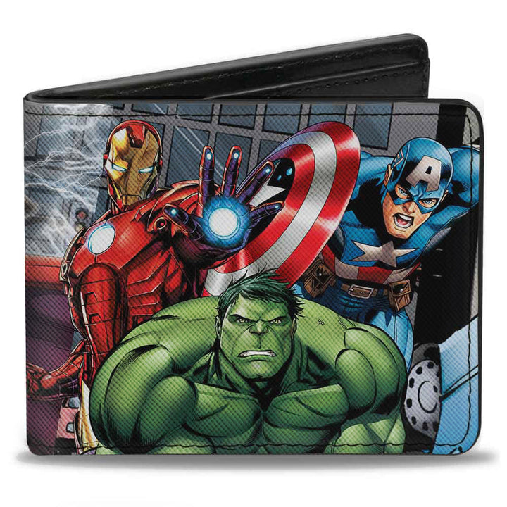 Marvel Avengers Superheroes Action Pose Bifold Wallet