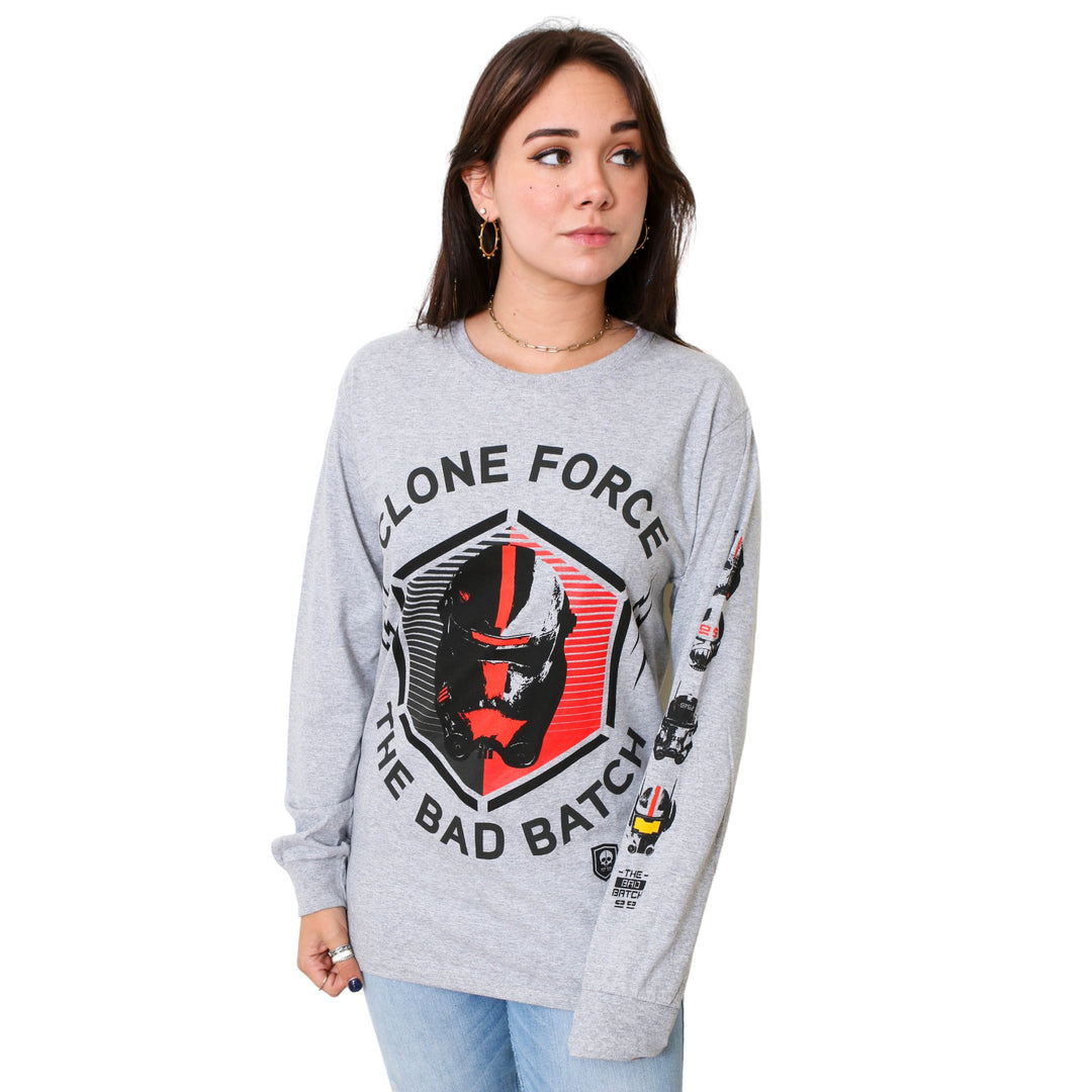 Star Wars The Bad Batch Helmets Adult Long Sleeve T-Shirt