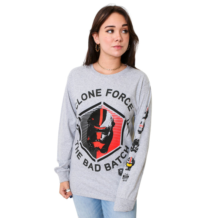 Star Wars The Bad Batch Helmets Adult Long Sleeve T-Shirt