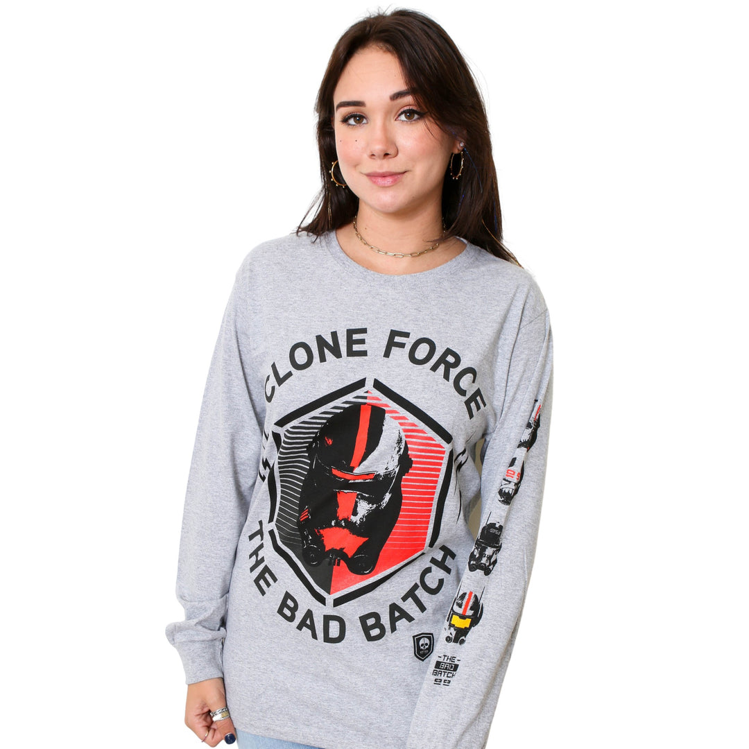 Star Wars The Bad Batch Helmets Adult Long Sleeve T-Shirt