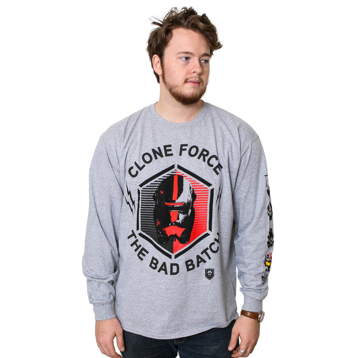 Star Wars The Bad Batch Helmets Adult Long Sleeve T-Shirt