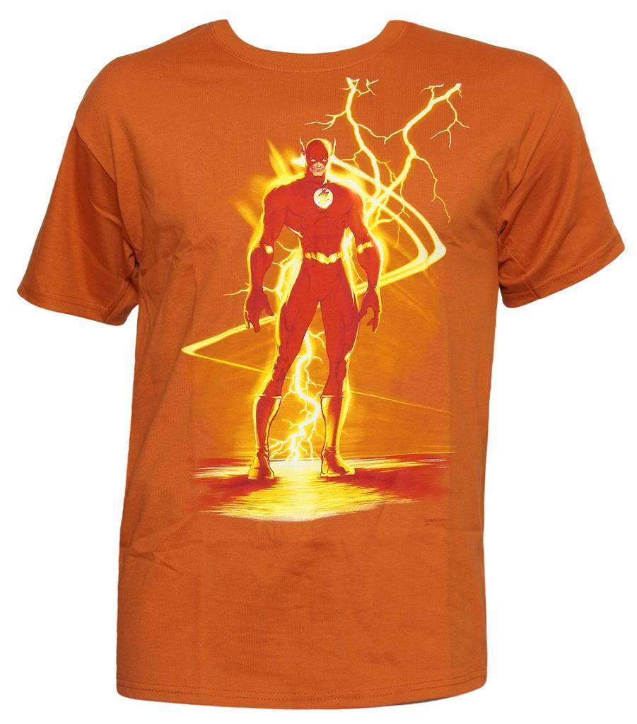 Flash Standing Speed Force DC Comics Adult T-Shirt