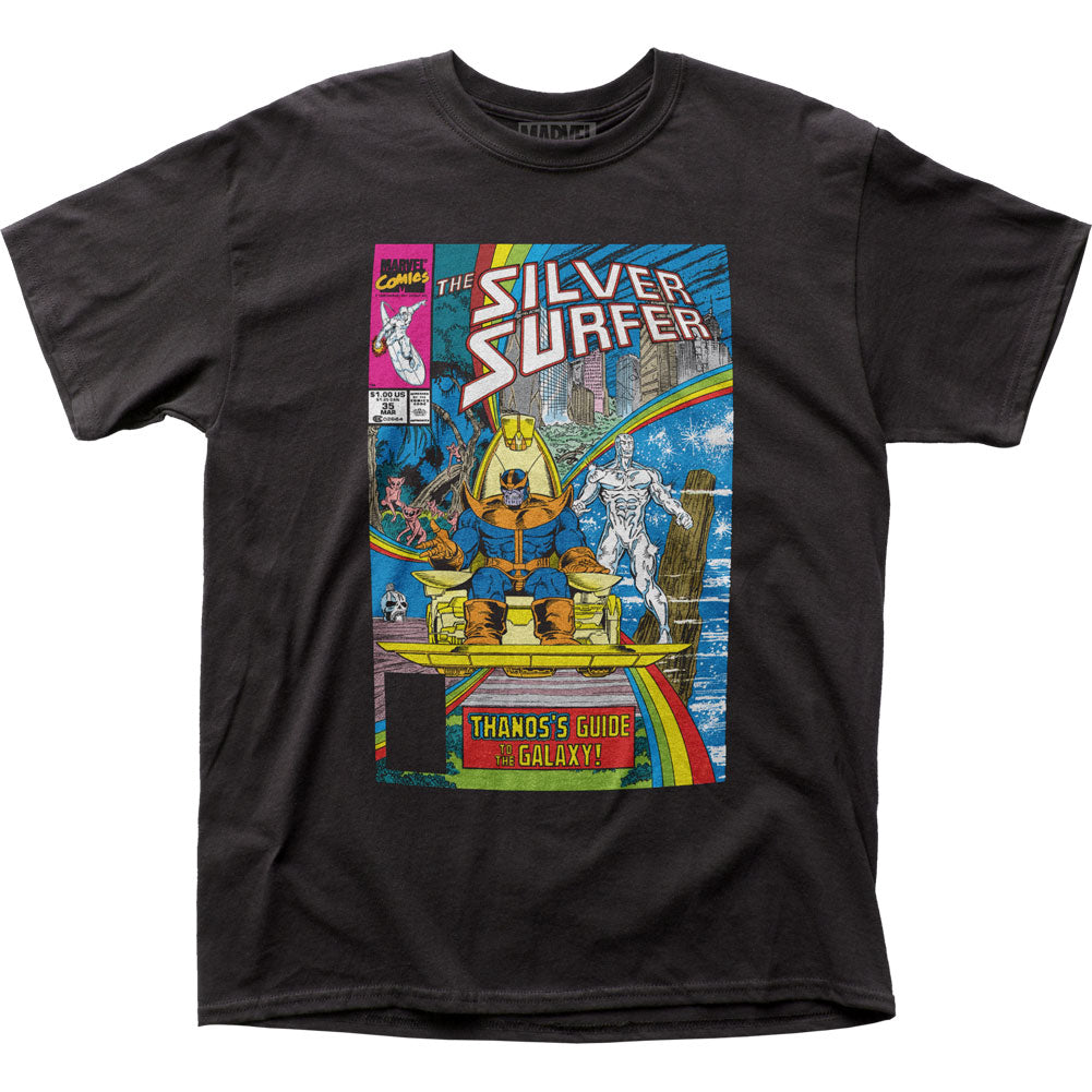 Silver Surfer Thanos Guide to The Galaxy Marvel T-Shirt