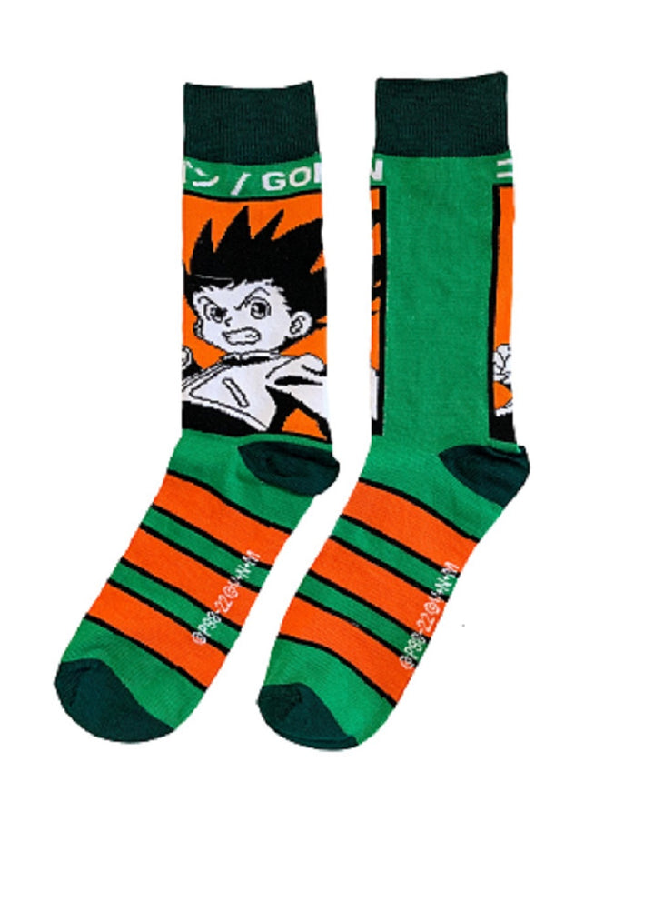 Hunter X Hunter Gon Freecss & Hunter Association 2 Pack Crew Socks