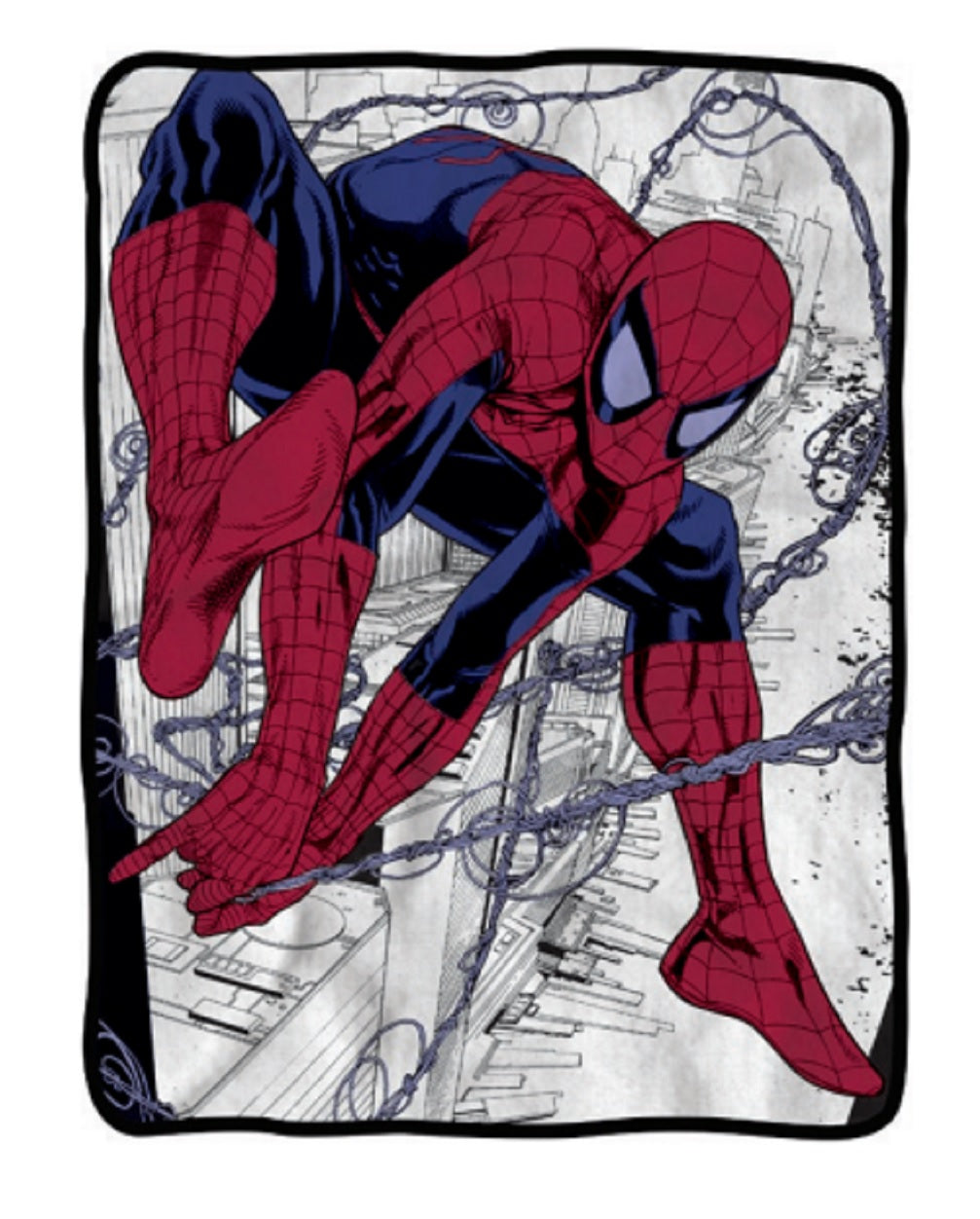 Spider Man Webslinger Marvel Flannel Fleece Throw Super Soft