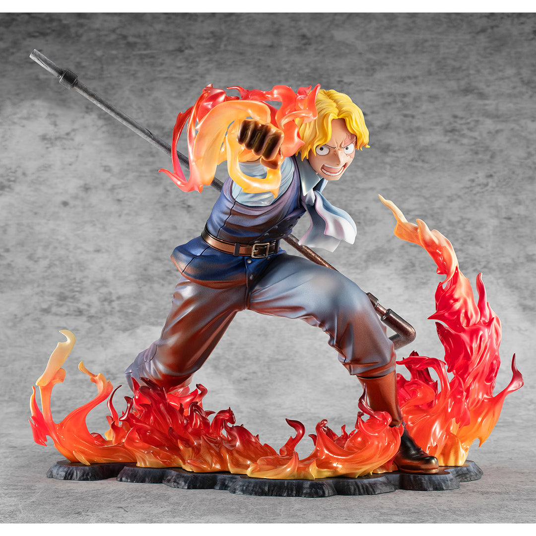 MegaHouse - One Piece Portrait Of Pirates Sabo Fire 1st IHRNC PVC Figure Limited