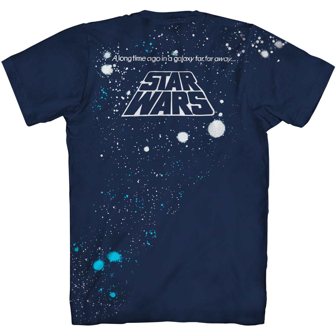 Star Wars War Of Wars Vintage Poster Allover Print Adult T-Shirt
