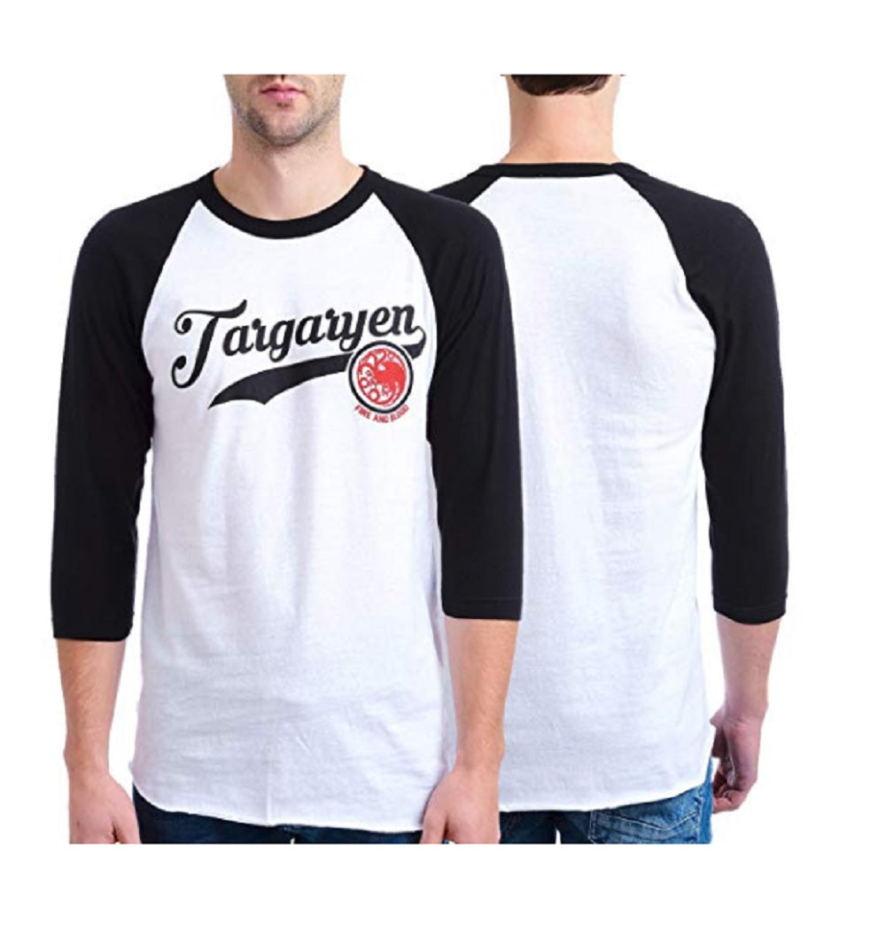 HBO Game Of Thrones Targaryen Adult Raglan Shirt