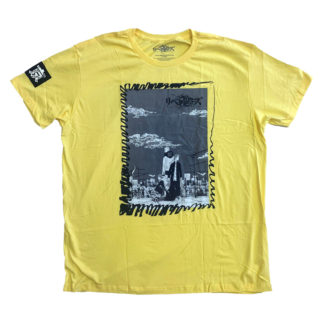 Tokyo Revengers Poster Yellow Anime Adult T-Shirt