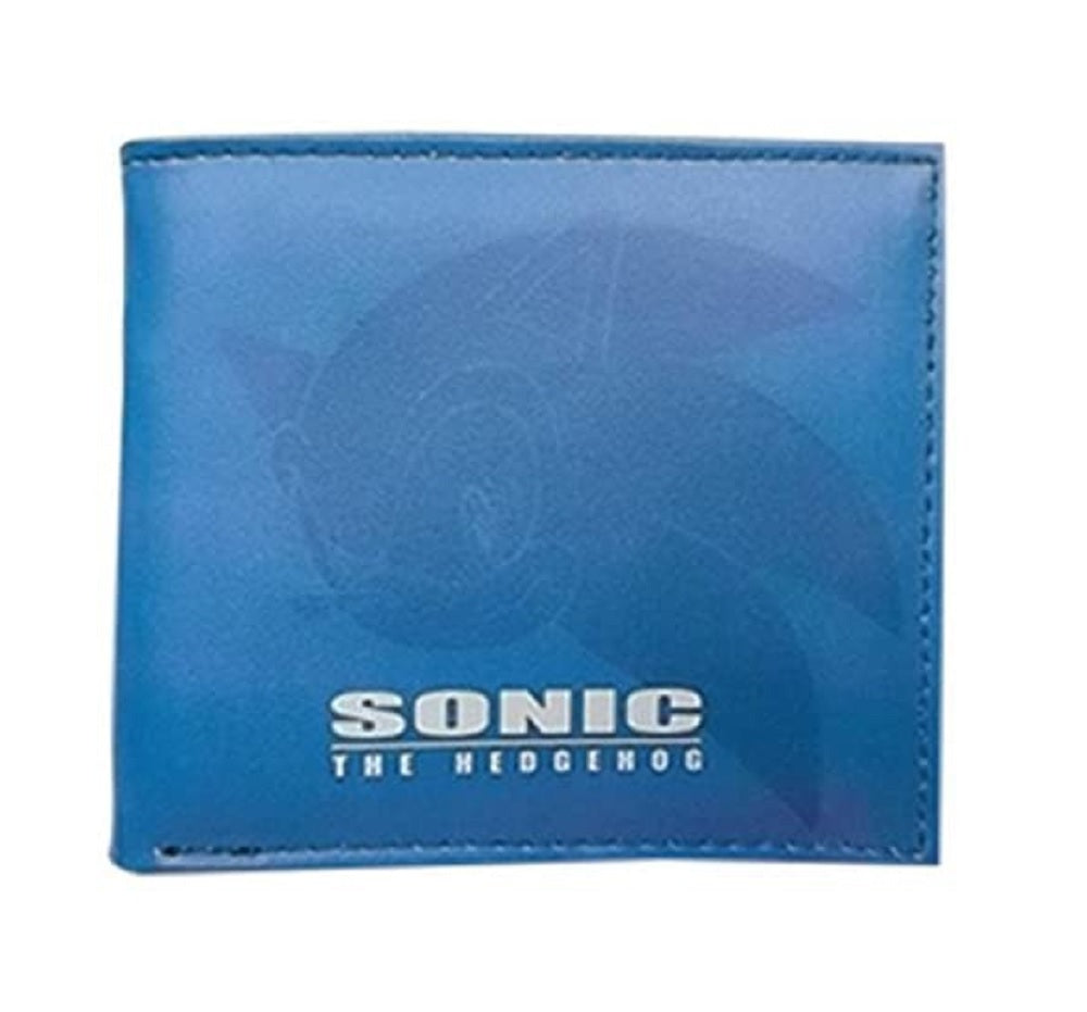 Sega Sonic The Hedgehog Blue Gamer Bifold Wallet