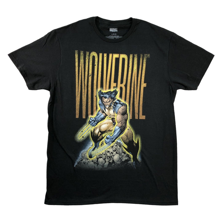 X-Men Wolverine Skull Pile Marvel Comics Adult T-Shirt