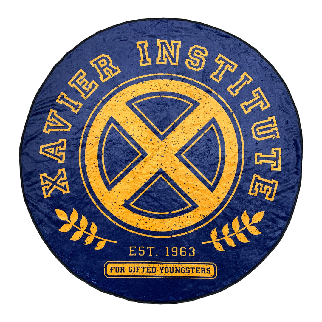 X-Men Xavier Institute Marvel Fleece Throw Super Soft Lightweight Blanket 54 Inches